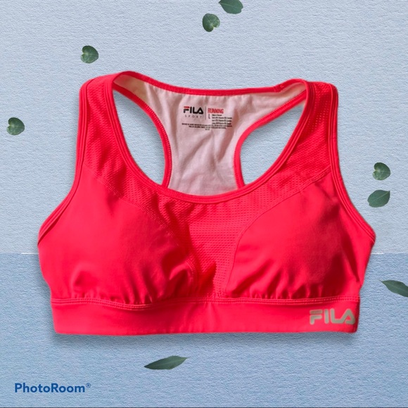 Fila Sport Hot Pink Running Sports Bra - Picture 10 of 10